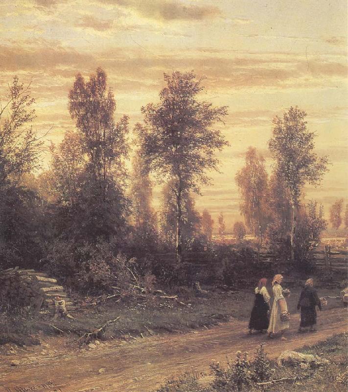 Ivan Shishkin Evening oil painting picture